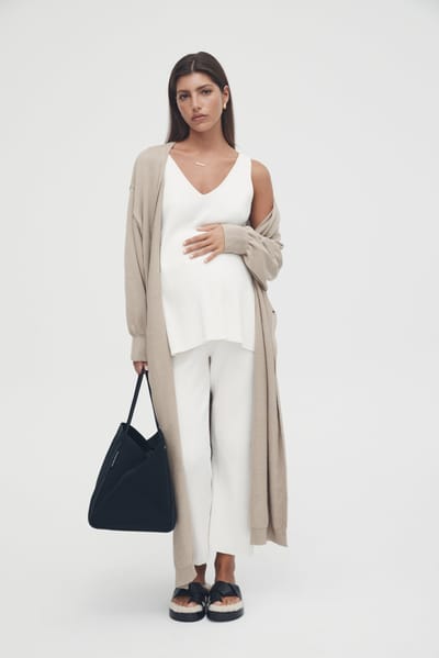 Legoe Heritage Knit Tank (Off White)