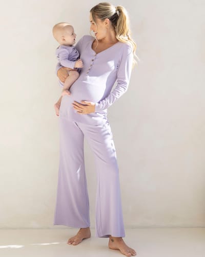 Angel Maternity 3-Piece Isabelle Maternity Loungewear/ Sleepwear PJ set