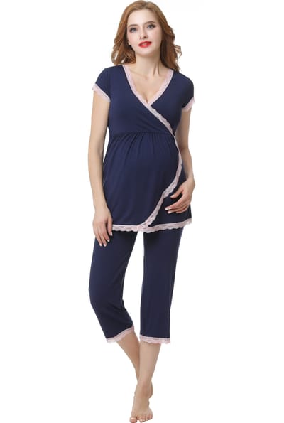 Kimi + Kai Kimi + Kai Maternity "Cindy" Nursing PJ Set