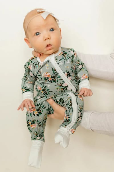 Milk & Baby Botanical Bamboo Convertible Jumpsuit