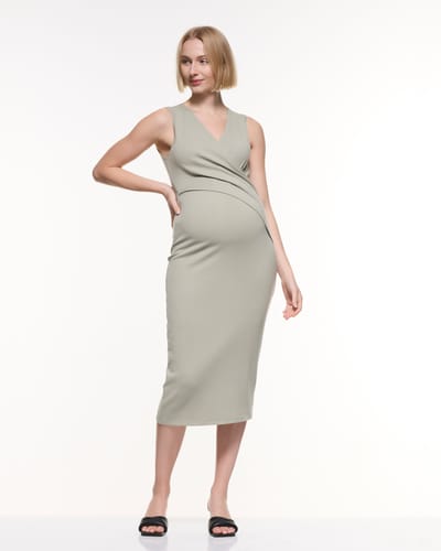 Soon Maternity Maya Soft Rib Feeding Dress