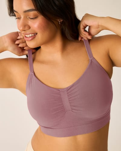 Kindred Bravely Sublime® Bamboo Hands-Free Pumping Lounge & Sleep Bra | Twilight