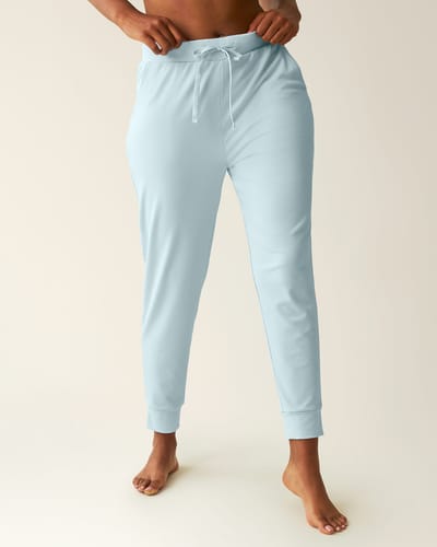Kindred Bravely Brushed Bamboo Maternity & Postpartum Jogger | Powder Blue