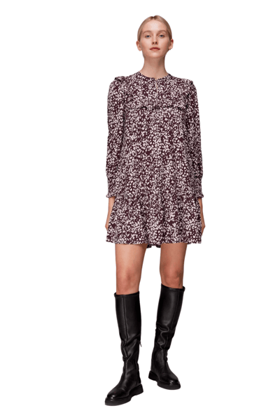 For The Creators Dashed Animal Flippy Dress