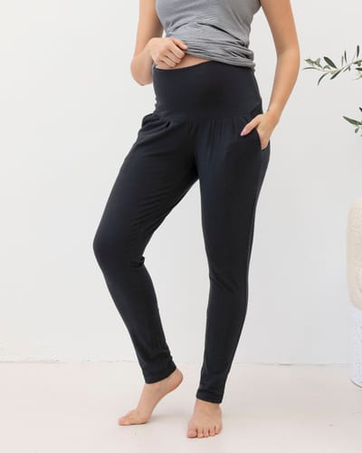 Angel Maternity Maternity Comfort Lounge Pants in Black