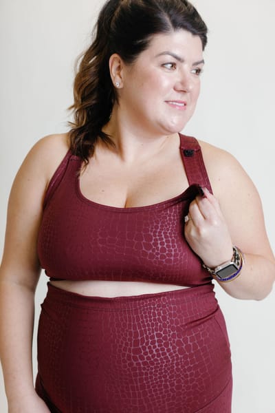 duoFit Maternity Activewear Go Easy Nursing Sports Bra