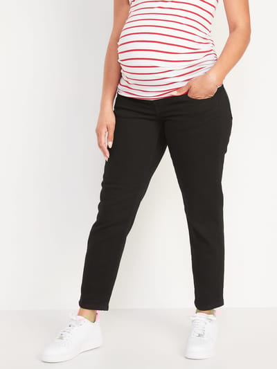 Old Navy Maternity Front Low-Panel OG Straight Jeans