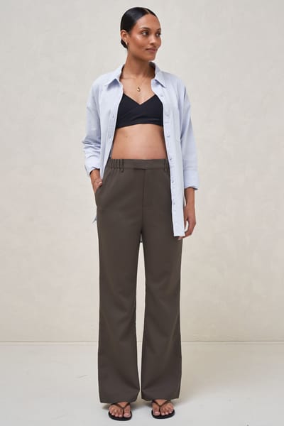 Bae the Label For Tomorrow Tailored Pant - Chocolate*