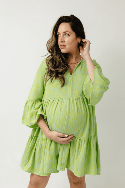 Summery Copenhagen Julia Cotton Dress Wild Lime