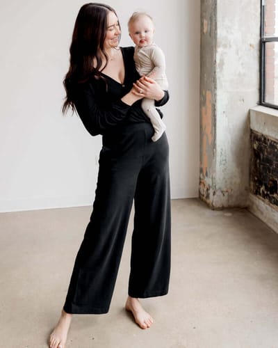 Milk & Baby Nursing & Maternity Everywhere Long-Sleeve Wrap Blouse