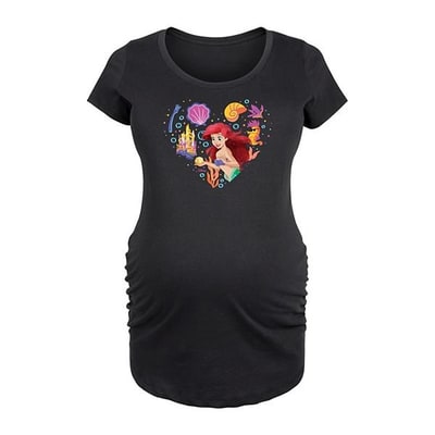 Kohl's Disney's The Little Mermaid Ariel Maternity Heart Graphic Tee