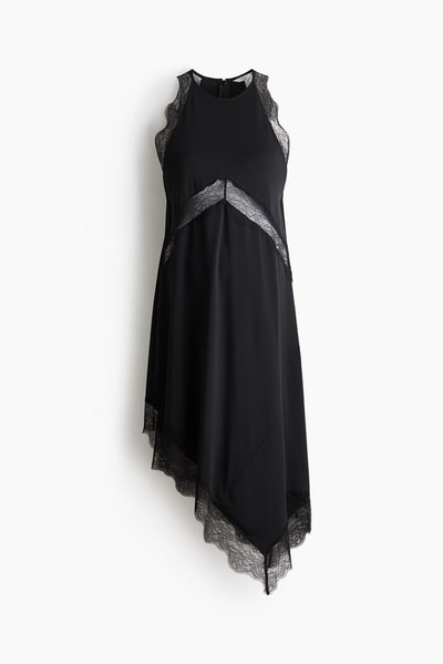 H&M MAMA Lace-Trimmed Dress