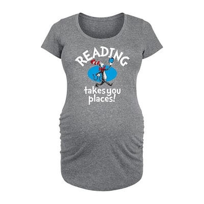 Kohl's Maternity Dr. Seuss Reading Takes You Places Graphic Tee