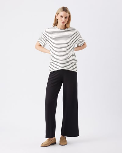 Ripe Maternity Isha Wide Leg Pant Black