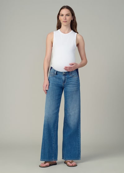Ingrid+Isabel Joe's Jeans The Lou Lou Low Rise Wide Leg Maternity Jean