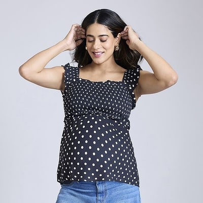 Kohl's Maternity Motherhood® Ruffle Back Detail Top