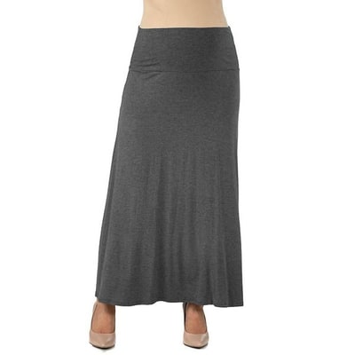 Kohl's Maternity 24Seven Comfort Apparel Elastic Waist Maxi Skirt