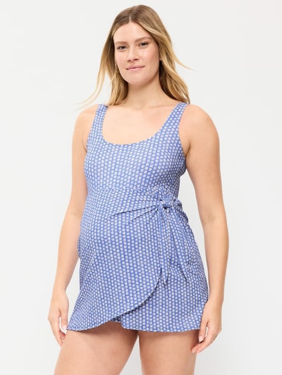 Old Navy Maternity Classic Wrap Swim Dress