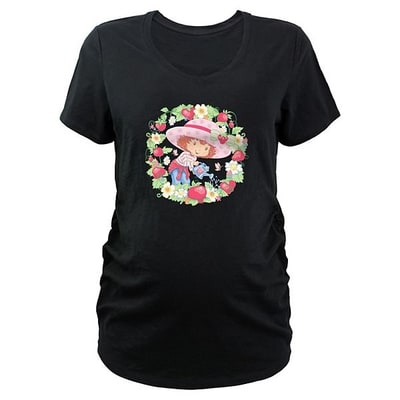 Kohl's Maternity Strawberry Shortcake Flowers And Strawberries Wreath Graphic Tee