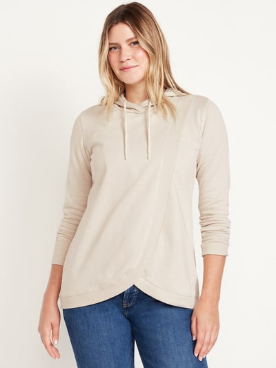 Old Navy Maternity Cross-Front Nursing Pullover Hoodie