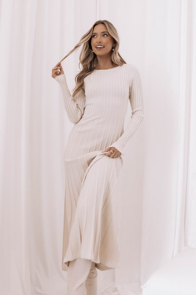 Petal & Pup Alison Long Sleeve Maxi Dress