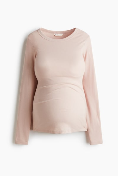 H&M MAMA Ribbed Jersey Top