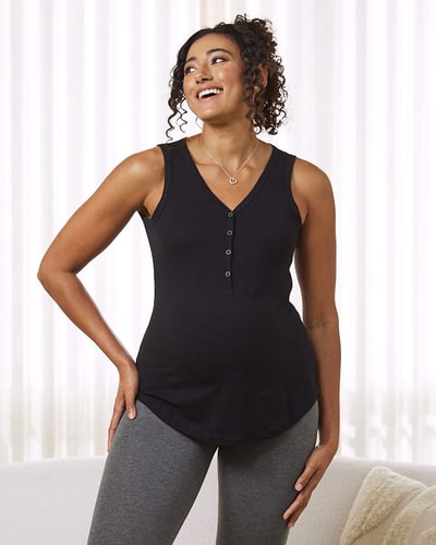 Angel Maternity Ivy Maternity Cotton Singlet