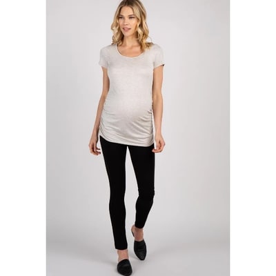 Target PinkBlush Black Skinny Maternity Pants