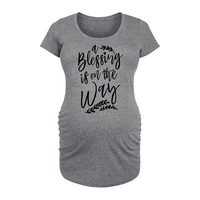 Kohl's Maternity A Blessing Is On The Way Graphic Tee