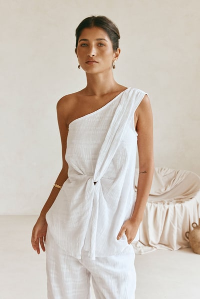 SABO Sofia Top - Plaid