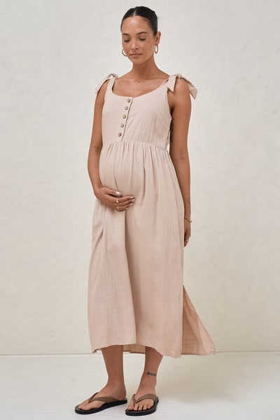 Bae the Label Breeze Along Midi Dress - Natural