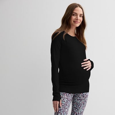 Kohl's Maternity Tek Gear® Dry Tek Long Sleeve Tee