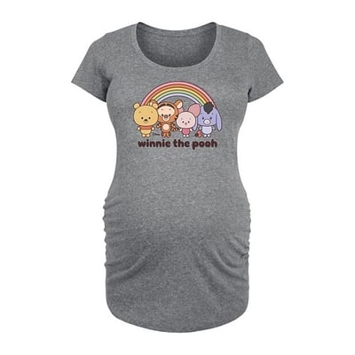 Kohl's Disney's Winnie The Pooh Maternity Rainbow Graphic Tee