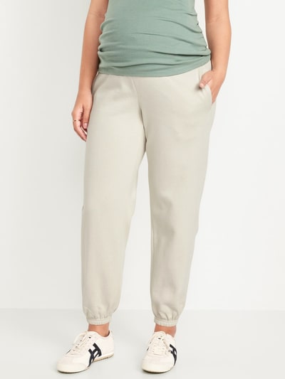 Old Navy Maternity Rollover-Waist Jogger Sweatpants