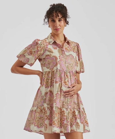 Bump City The Hope Linen Dress