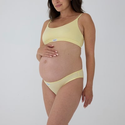 For The Creators Ribbed Crop Top Bralette - Lemon