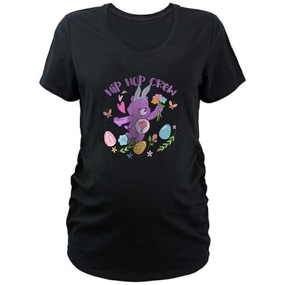 Kohl's Maternity Care Bears Hip Hop Crew V-Neck Graphic Tee