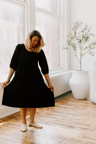 Milk & Baby Tiered Breastfeeding Dress