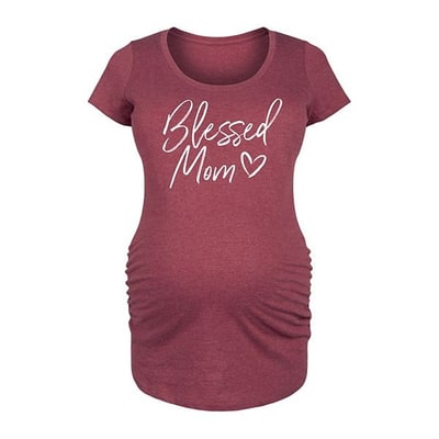Kohl's Maternity Blessed Mom Graphic Tee