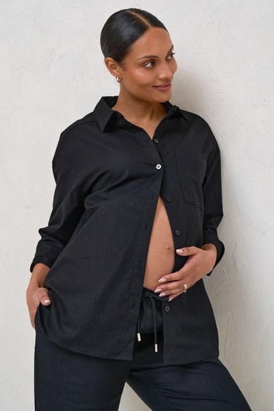 Bae the Label Timeless Relaxed Linen Shirt