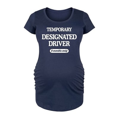 Kohl's Maternity Temporary Designated Driver Graphic Tee