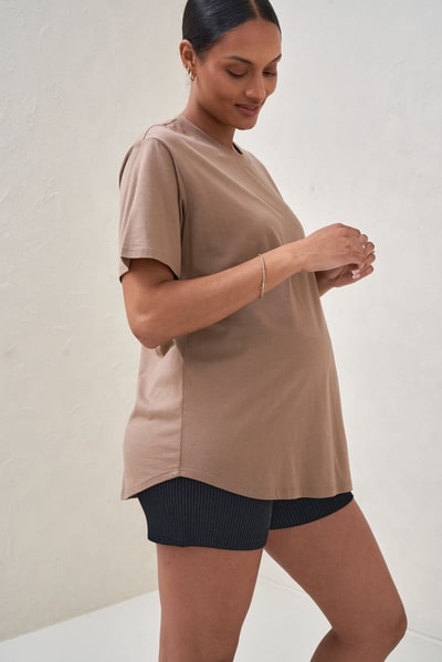 Bae the Label Into It Crew Tee - Brown*