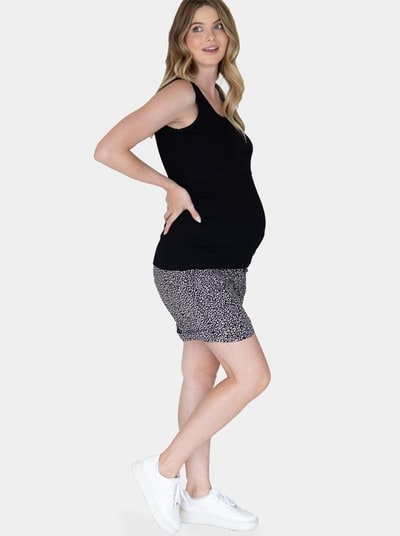 Angel Maternity Maternity Printed Summer Shorts