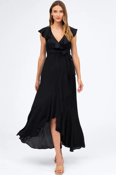 For The Creators Dorothea Black Maternity Dress