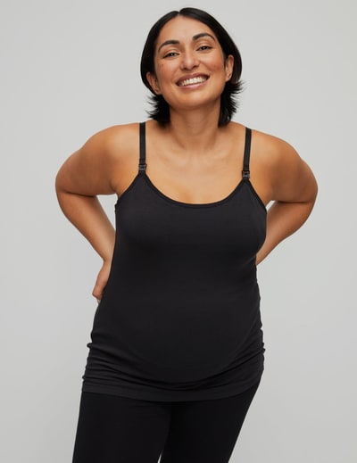 Motherhood Maternity Plus Size Clip Down Nursing Cami