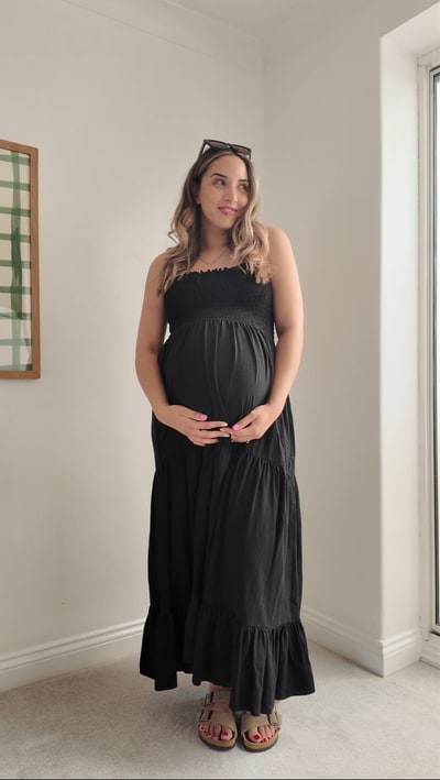 For The Creators Holly Smocked Maxi Dress in Black