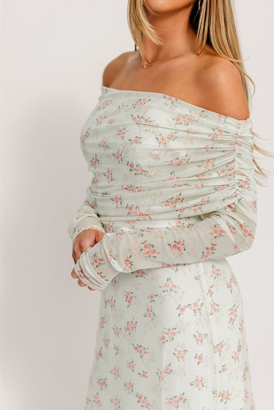 Worth Collective Azaleia Maxi Dress in Blush Floral - Bump Friendly - Size Up for Maternity *3/15 PRE-ORDER*