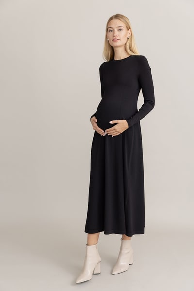 Apparalel Cadelo Maternity Dress in Black