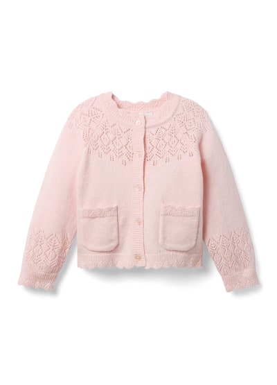 HATCH The Eyelet Cardigan