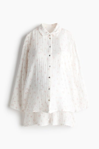 H&M MAMA Before & After Muslin Pajamas